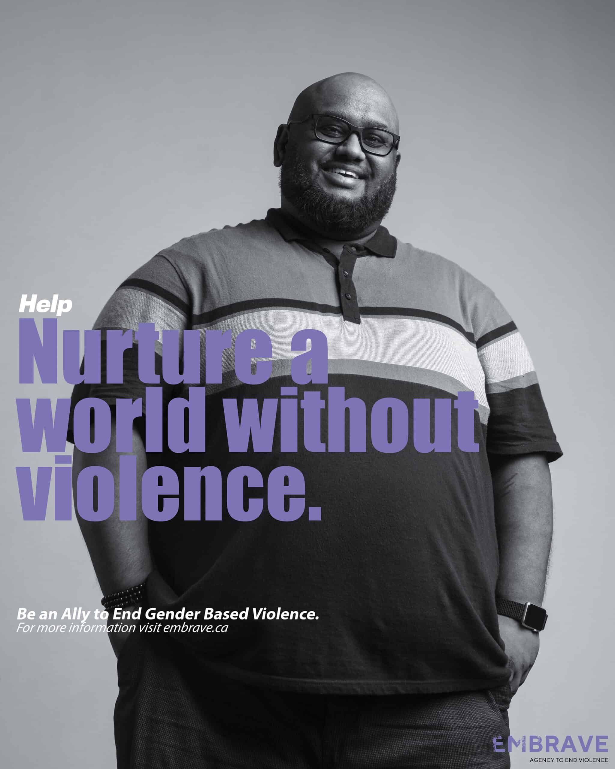 What does it take to be a GBV ally poster feat. Jeff Perera