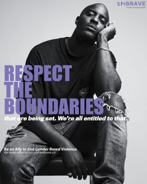 What does it take to be a GBV ally poster feat. Sean Leon