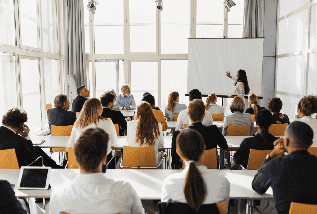 Classroom of students