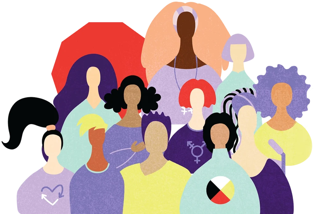 Diverse people illustration