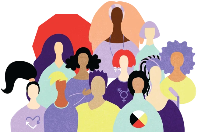 Diverse people illustration