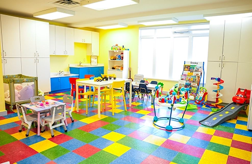 Photo of child and youth room